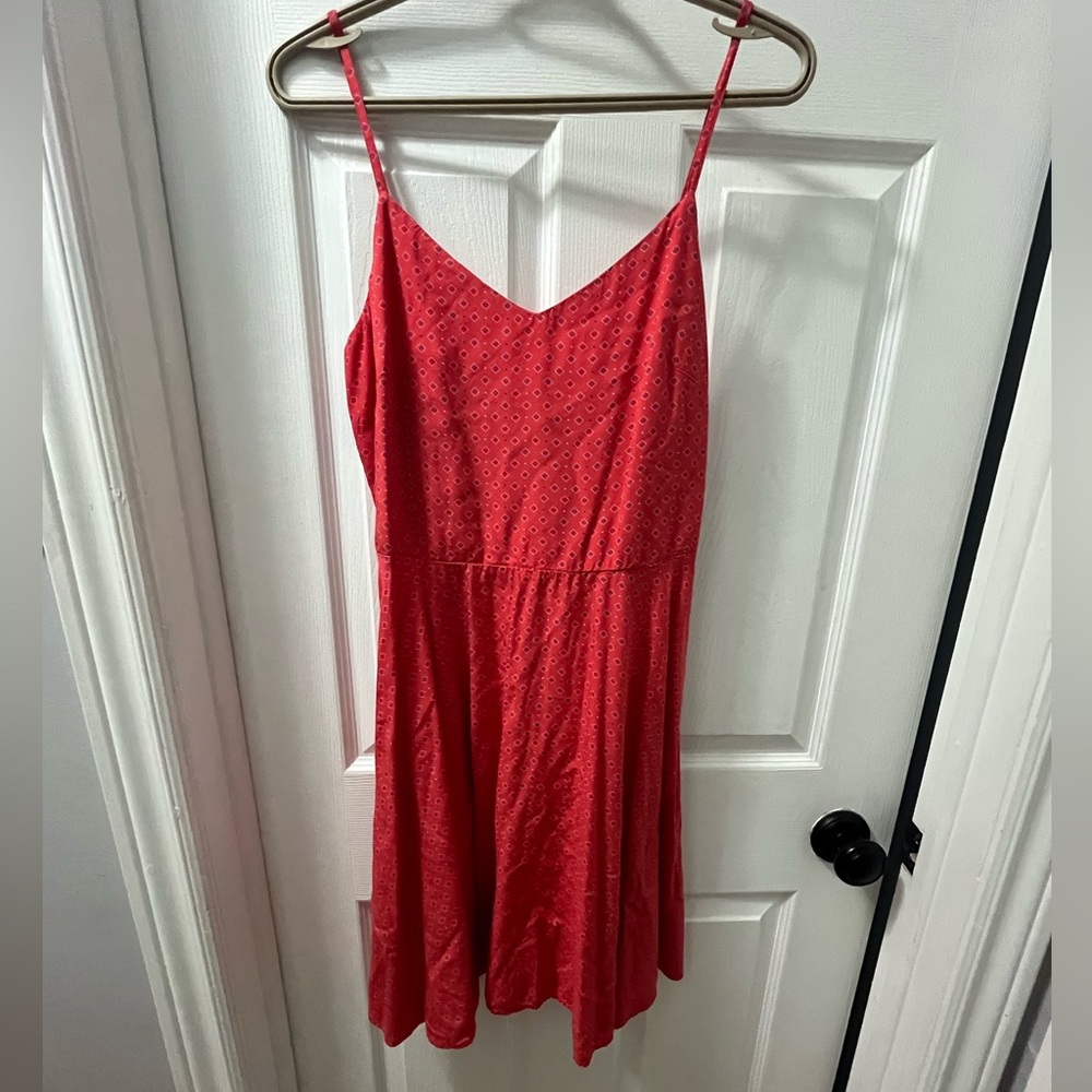 GAP Red Mini Dress with Spaghetti Straps